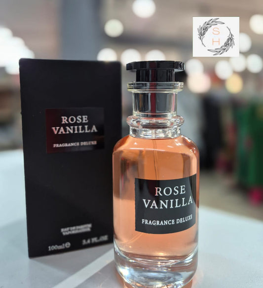 Fragrance Deluxe Rose Vanilla Eau De Parfum 100ml Perfume