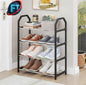 Compact 4 Level Shoe Shelf Organizer For Entryways