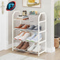Compact 4 Level Shoe Shelf Organizer For Entryways