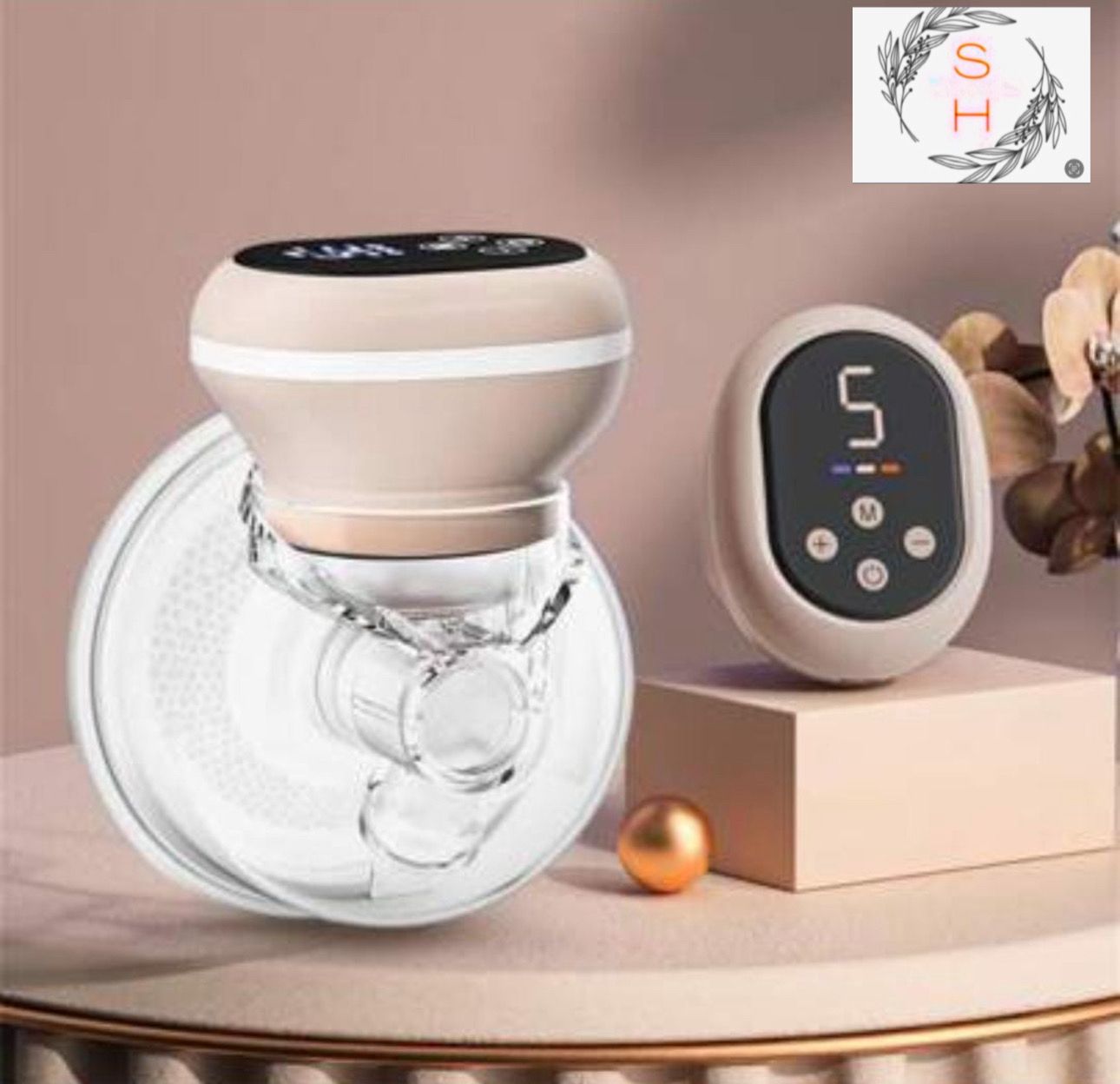 Wearable Electric Breast Pump Hands Free Quiet Rechargeable