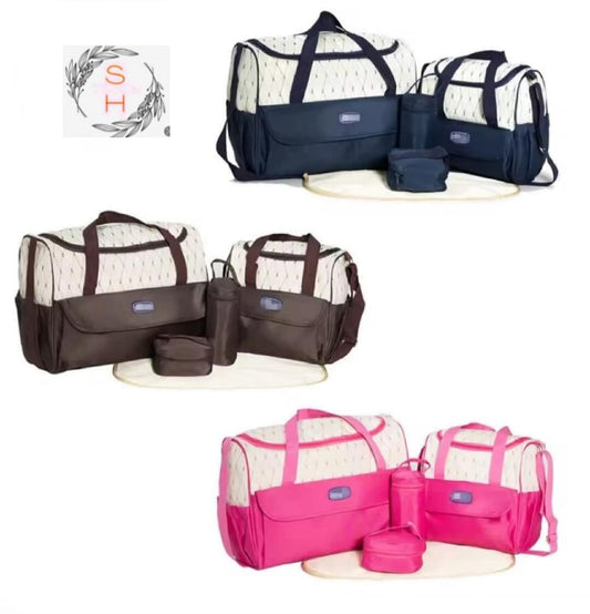 Multifunctional Baby Diaper Bag Set With Travel Organizer