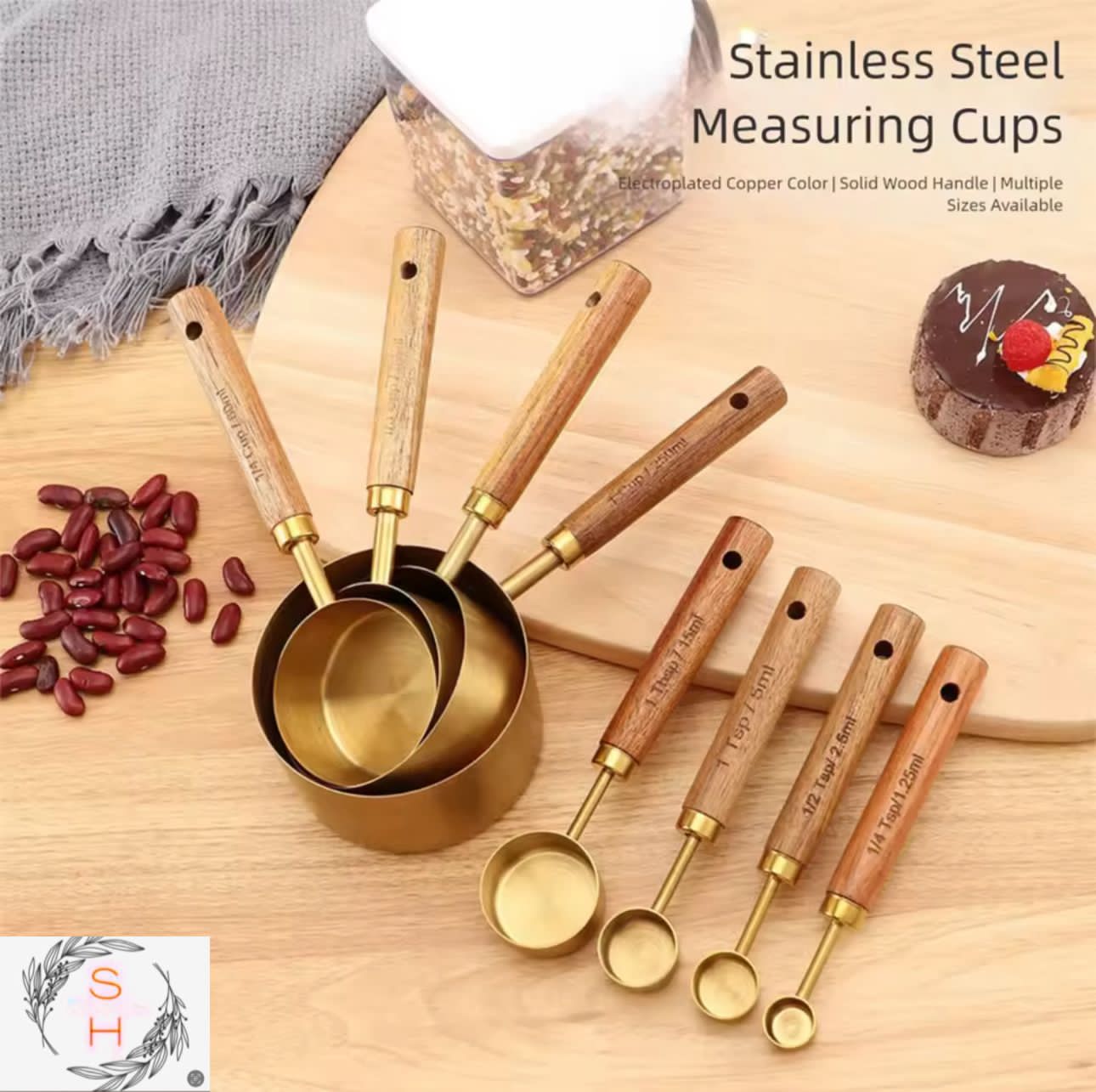 Stainless Steel Measuring Cups Set for Precise Kitchen Prep