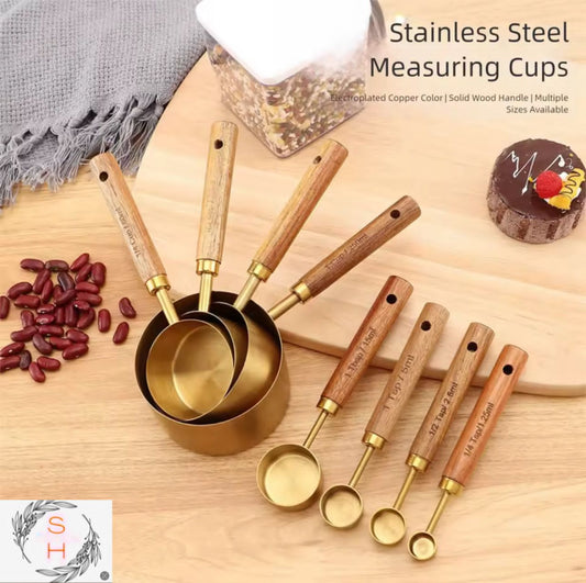 Stainless Steel Measuring Cups Set for Precise Kitchen Prep