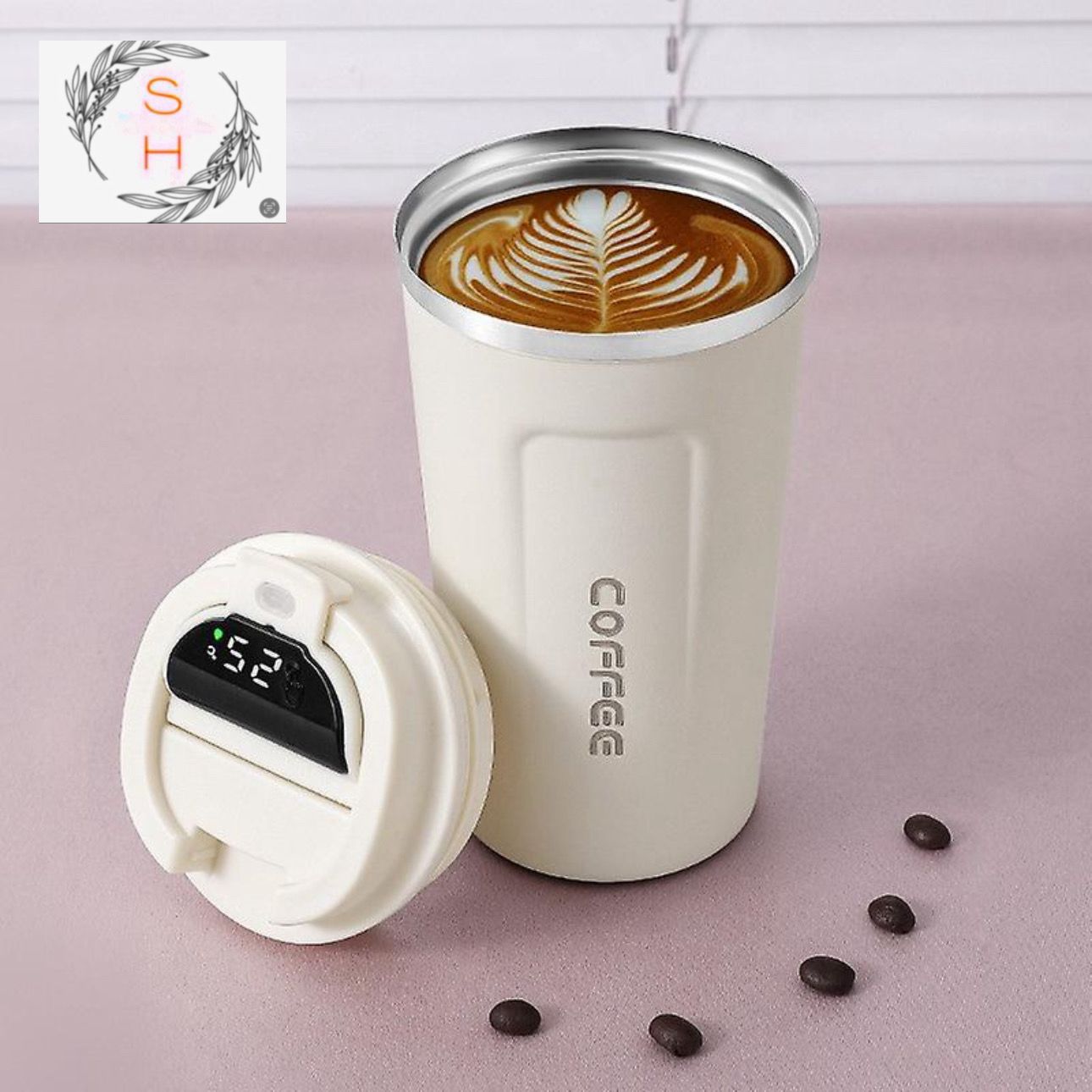 Smart Coffee Mug With Temperature Control And Auto Stirring
