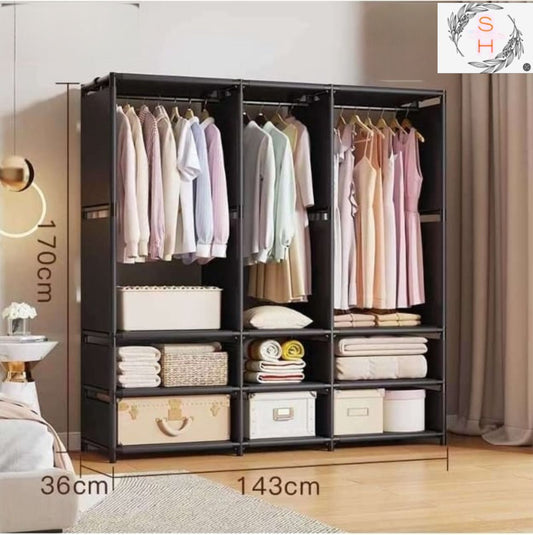 Space Saving Collapsible Wardrobe Closet Organizer For Home