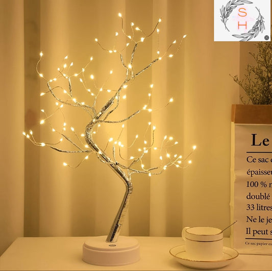 LED Tree Lamp Ambient Lighting for Cozy Warm Home Decor