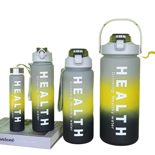 4 Pack Water Bottles Set Leakproof BPA Free Sports Bottle