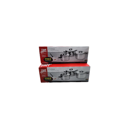Hart Pots 6 Piece Set With Free Pan Durable Cookware