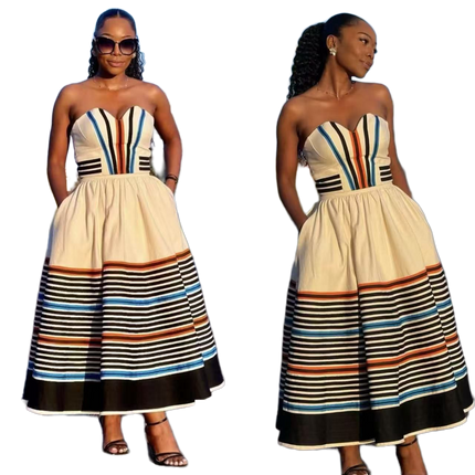 Traditional Event Dress For Women Timeless Gown With Elegant Silhouette For Formal Occasions