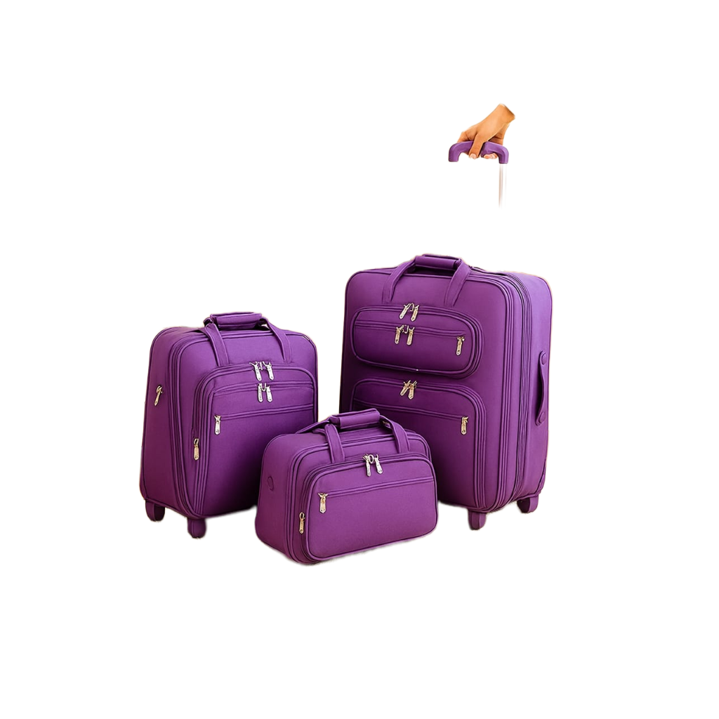 Travel Luggage Set With Spinner Wheels And TSA Lock