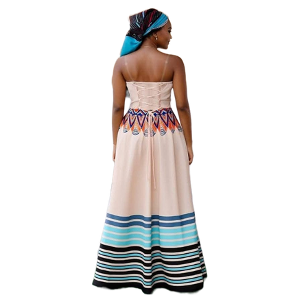 Two Piece Event Dress Set For Traditional Weddings And Formal Occasions Coordinated Elegant Dress Ensemble