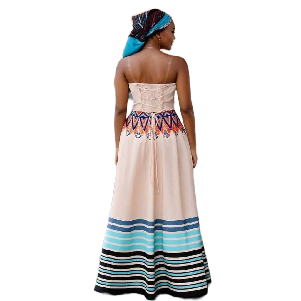ensemble dress design This immaculate creation is masterfully brought to life by super model Paris Volsch @parisvolsch , whose ethereal presence captures the essence of the design. This ensemble by Maria Krangel of @preciouspearlsbymariakrangel is