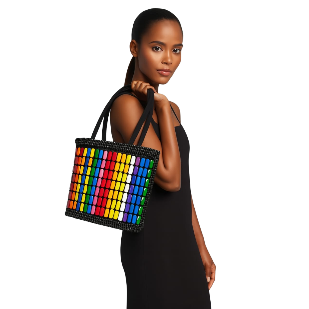 Large Beaded Bags Sequin Statement Evening Accessories