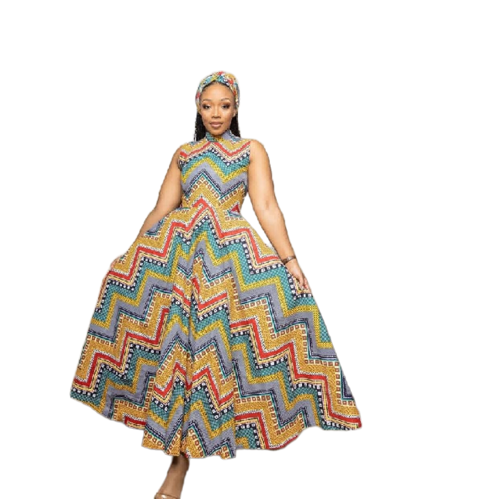 Long Traditional Dress Ethnic Gown for Elegant Occasion