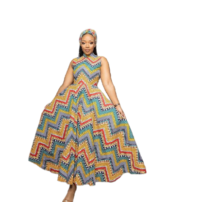 Long Traditional Dress Ethnic Gown for Elegant Occasion