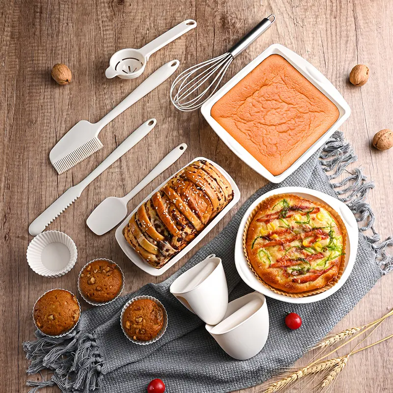 22 Piece Baking Set Complete Bakeware And Utensils Kit