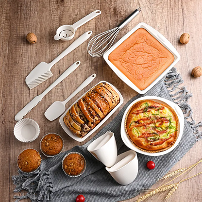 22 Piece Baking Set Complete Bakeware And Utensils Kit