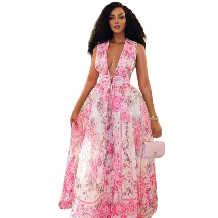 Pink Dress For Women Flattering Fit, Lightweight Breathable Fabric, All Day Comfort, Effortless Everyday Elegance by Vicetech Merchants
