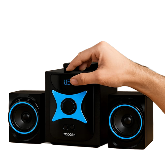 3 Piece Bluetooth Speaker System For Flexible Placement