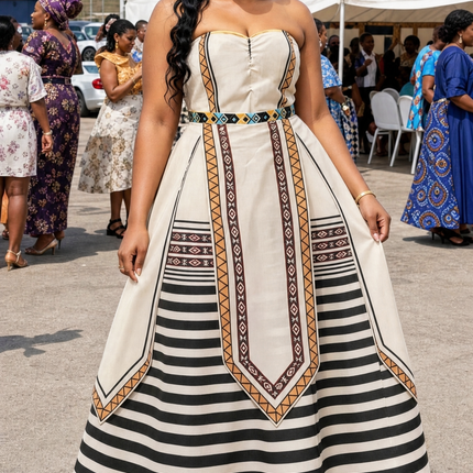 Elegant Traditional Dress for Women Ethnic Evening Gown by Vicetech Merchants