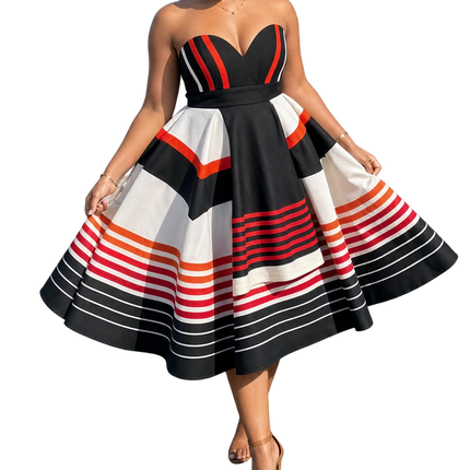 Stylish Dress Set For Women Premium Fabric Elegant Party Wear With Matching Accessories