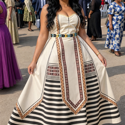 Elegant Traditional Dress for Women Ethnic Evening Gown by Vicetech Merchants