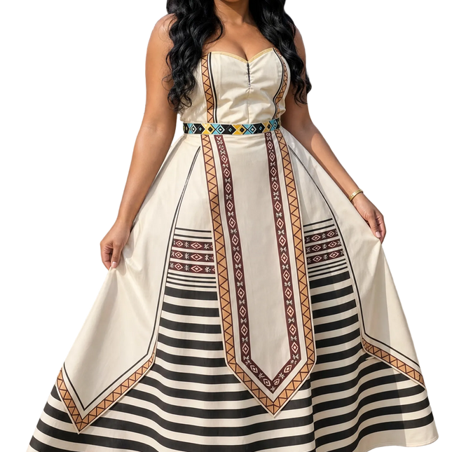 Elegant Traditional Dress for Women Ethnic Evening Gown by Vicetech Merchants