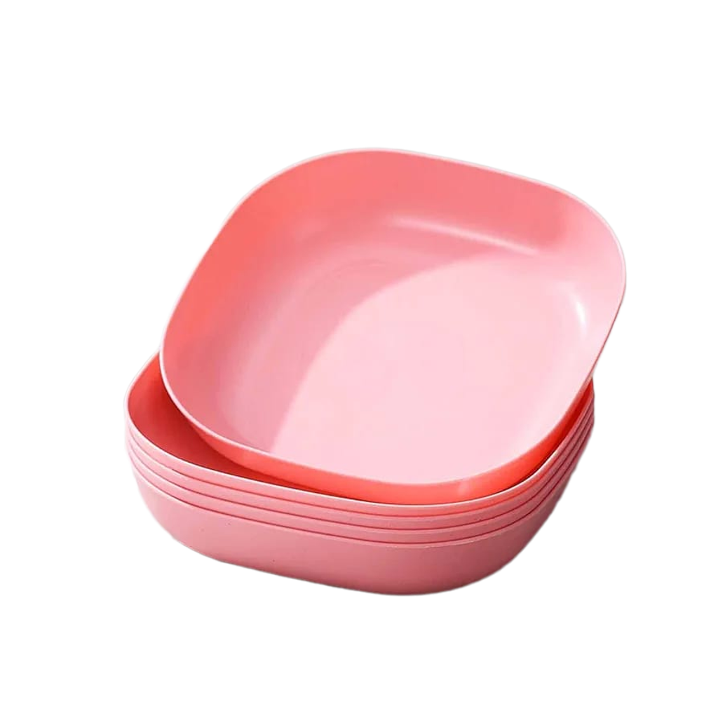 10 Pack Plastic Plates Disposable Dinnerware For Parties