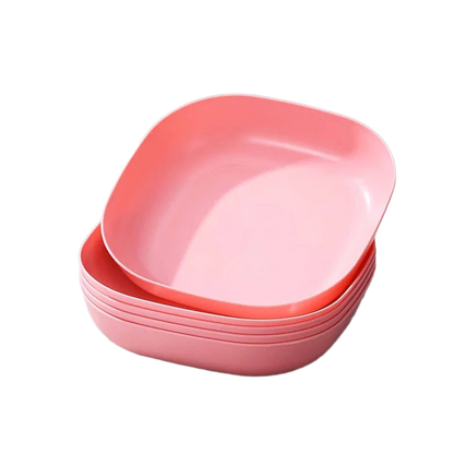 10 Pack Plastic Plates Disposable Dinnerware For Parties