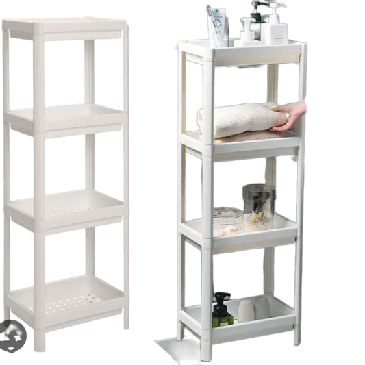 Elegant Bathroom Storage Rack With Shelves For Organization