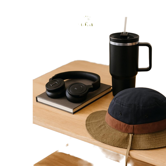 Cool Dude Summer Combo With Headphones Cup And Stylish Hat