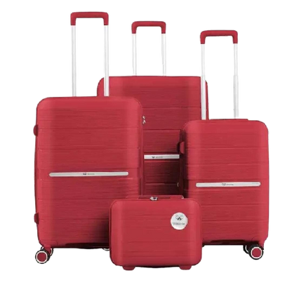 Traveling Suitcases Four Piece Luggage Set Durable Hardside