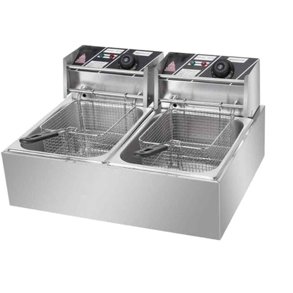 Stainless Steel Deep Fryer 6L With Powerful Heating Element