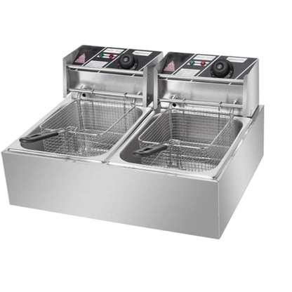 Stainless Steel Deep Fryer 6L With Powerful Heating Element