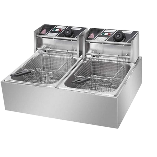 Stainless Steel Deep Fryer 6L With Powerful Heating Element