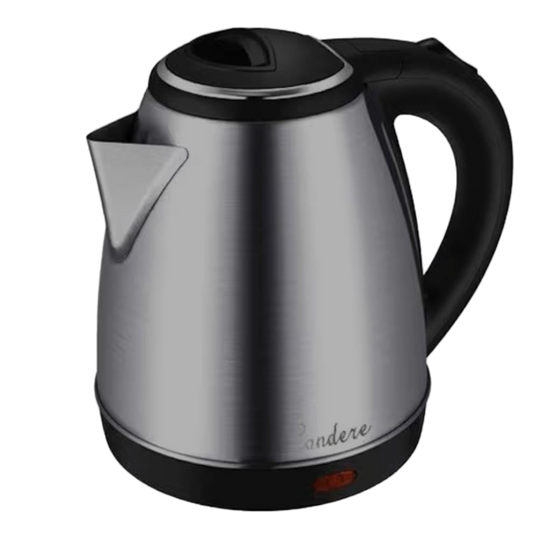 Condere 2L Stainless Steel Electric Kettle With Shutoff