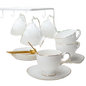13 Piece Tea Set With Teapot And Matching Cups And Saucers