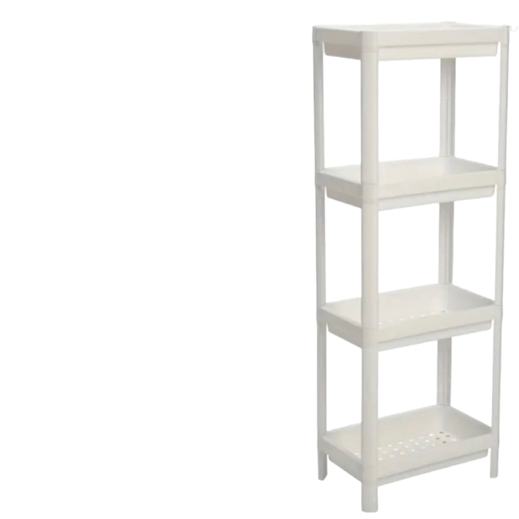 Elegant Bathroom Storage Rack With Shelves For Organization
