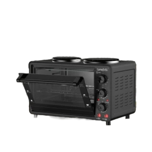 28L Digimark Two Plate Stove Oven Compact Kitchen Appliance