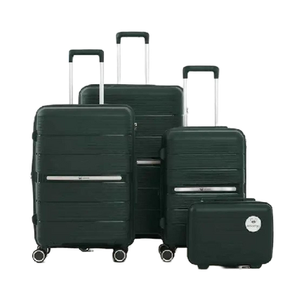 Traveling Suitcases Four Piece Luggage Set Durable Hardside