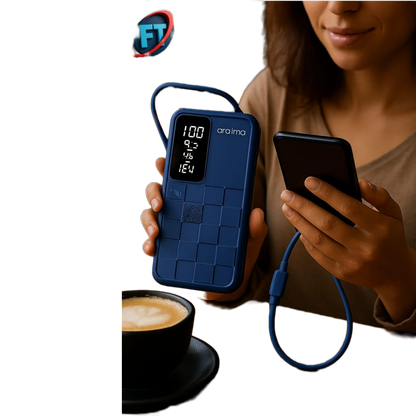 Power Bank Portable Charger 20000mAh Fast USB C PD Compact