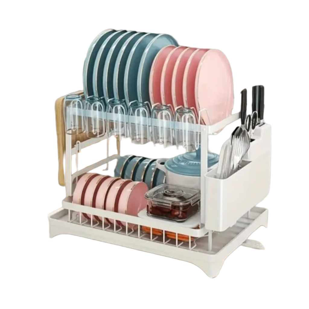 Multifunctional Dish Rack For Bowls Mugs Knives Boards