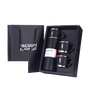 Stainless Steel Flask Set With Two Cups And Carrying Case