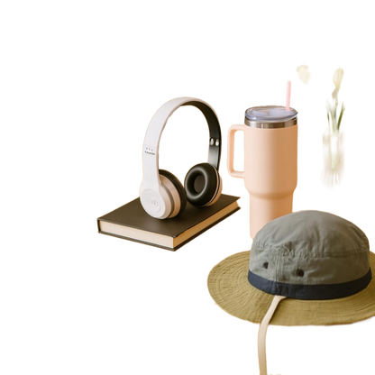 Cool Dude Summer Combo With Headphones Cup And Stylish Hat