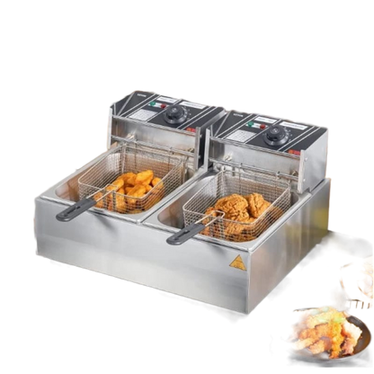 Stainless Steel Deep Fryer 6L With Powerful Heating Element