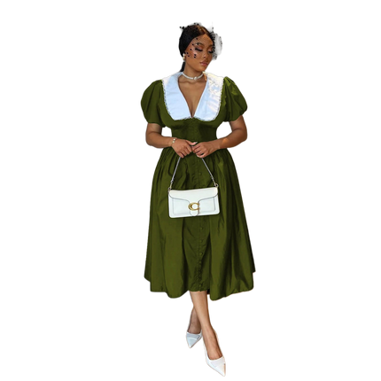 Elegant Semi Formal Event Dress For Weddings And Parties With Modern Silhouette