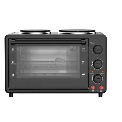 28L Digimark Two Plate Stove Oven Compact Kitchen Appliance