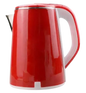 2.3 Litre Electric Kettle Double Wall Red For Home Office
