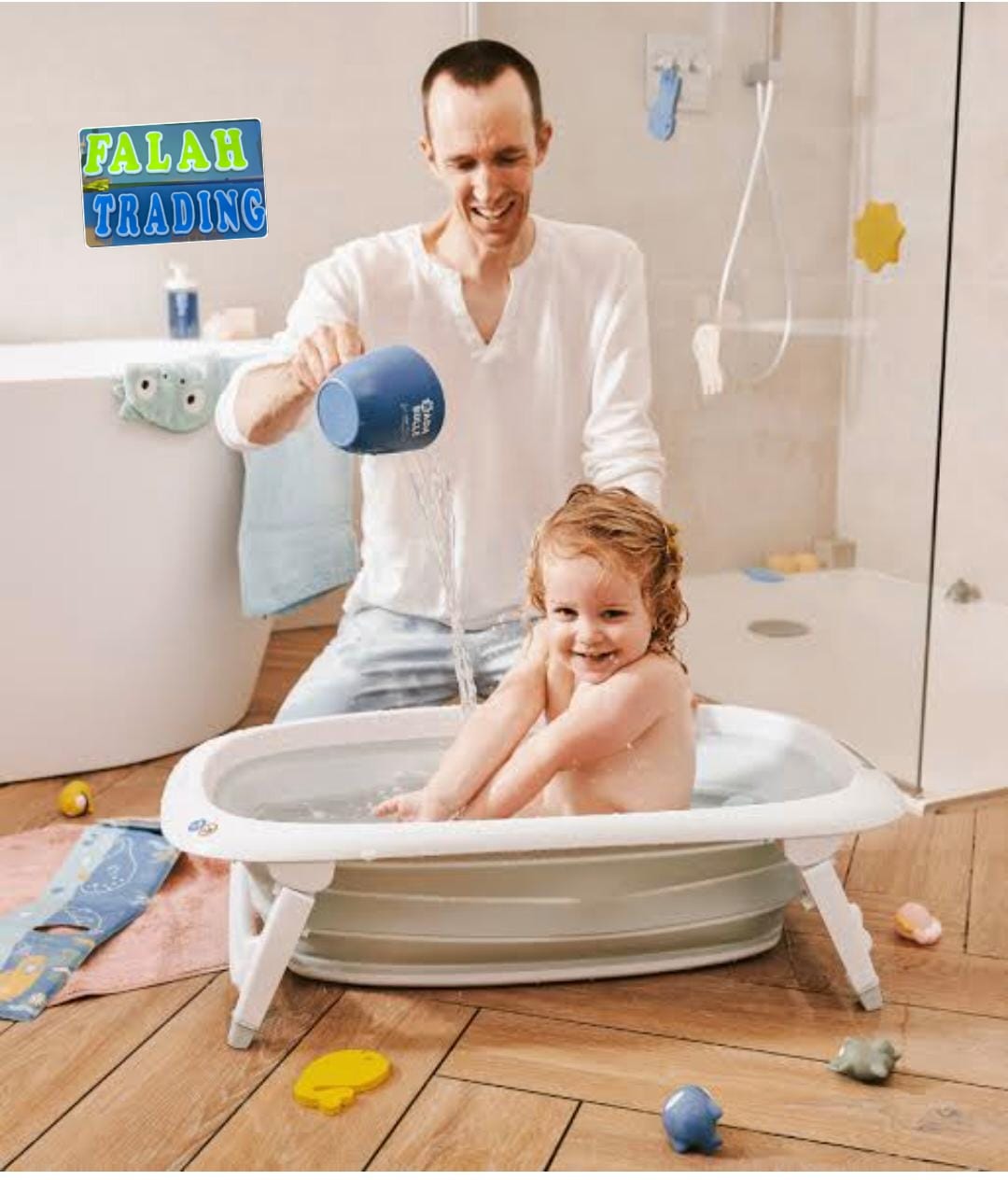 Baby Foldable Bath Tub Portable Infant Bath Newborn
