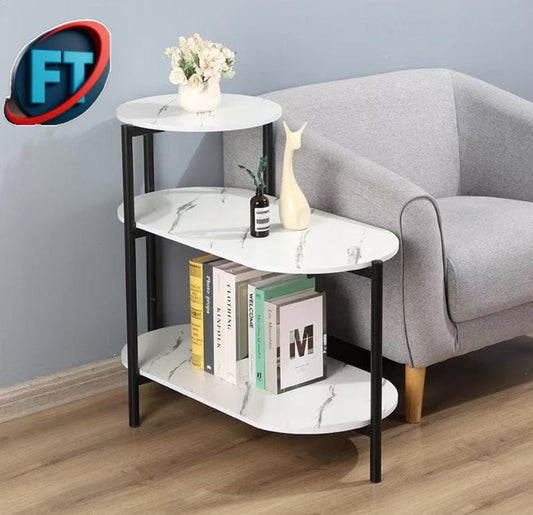 Modern Wooden Side Table With Storage For Living Room